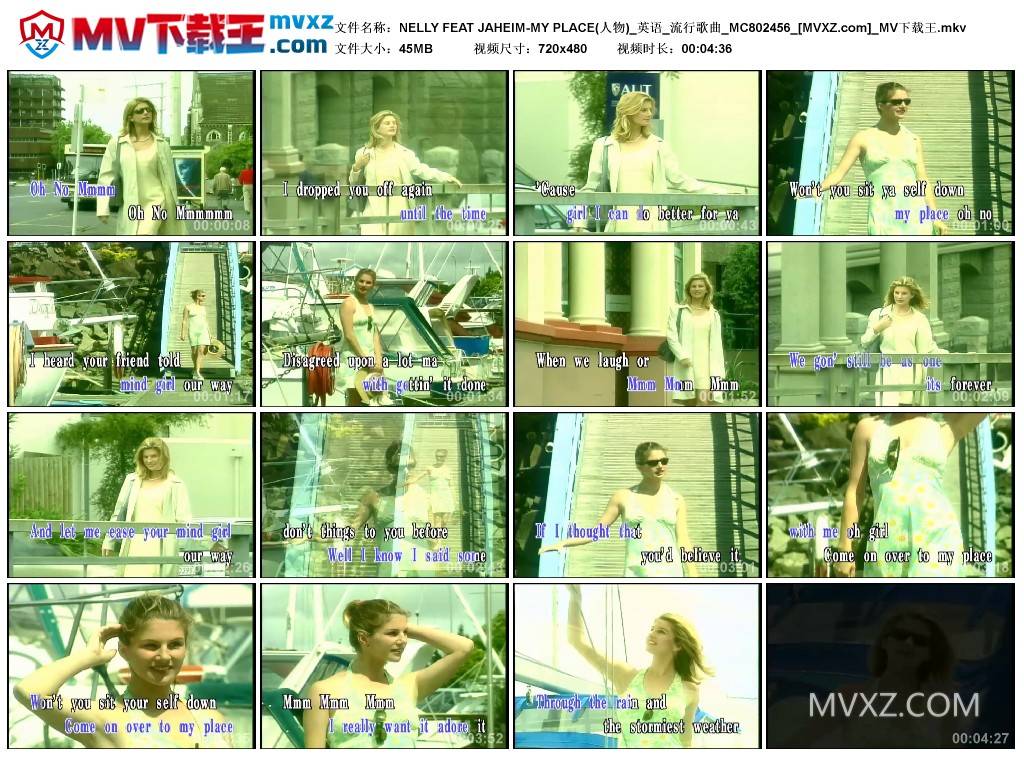 NELLY FEAT JAHEIM-MY PLACE(人物)_英语_流行歌曲_MC802456